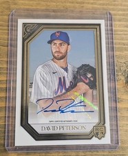 2021 Topps Gallery Rookie Auto David Peterson #RA-DP Auto | Mets