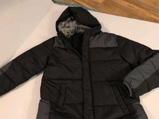 Wonder Nation Black Insulated Jacket Youth Large Sz 10/12