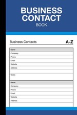 Business Contact Book: A-Z Address Log with P...