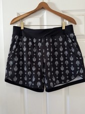 Lands End 10 Black Swim Shorts Lined Medium Women s Bottom