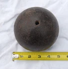 Antique Civil War period 12.5 pound cannon ball - hollow