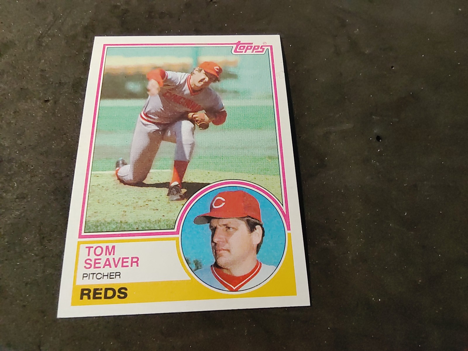 1983 Topps #580 Tom Seaver Cincinnati Reds HOF Baseball Card MT