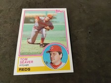 1983 Topps #580 Tom Seaver Cincinnati Reds HOF Baseball Card MT