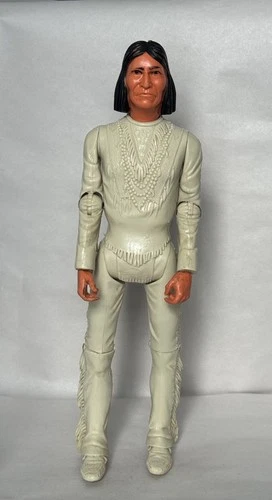 Vintage Marx 1967 11.25” Johnny West Geronimo Jointed Western Action Figure USA