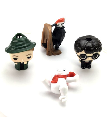 Lot of 4 Kinder Joy Funko Pop Harry Potter & Minerva McGonagall w Cords + 2 more