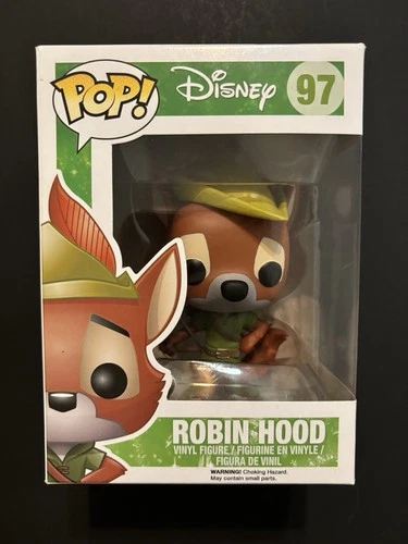 Funko Pop! Disney #97- Robin Hood Vinyl Figure VAULTED!