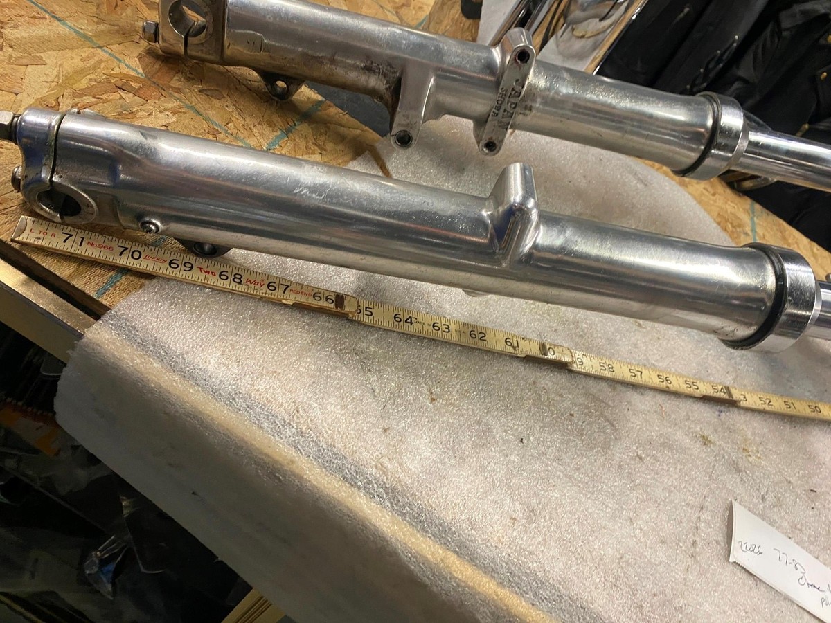 Front Fork Assy Dual Disc 35mm 77-83 Harley Shovelhead FX Narrow
