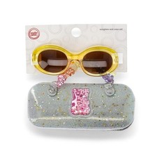 Girls Sunglasses and Gummy Bear Case Set 2-Piece Ages 4-12 Years NEW   