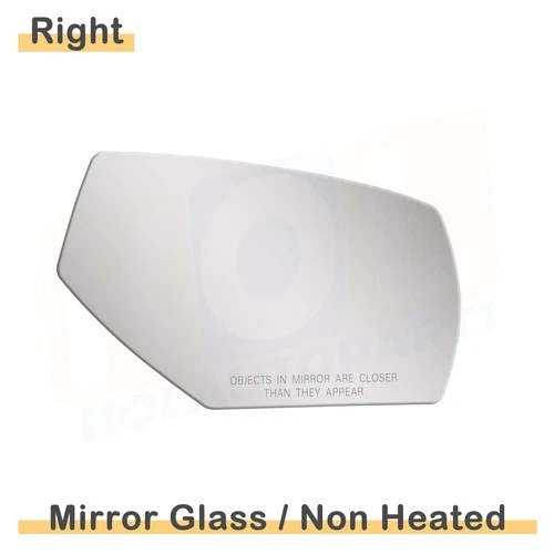 Mirror Glass Replace For 2015-18 Chevy Silverado 1500 Right Side Adhesive Convex
