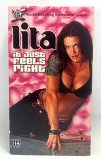 VTG WWF Lita It Just Feels Right VHS Tape World Wrestling Federation WWE DIVA
