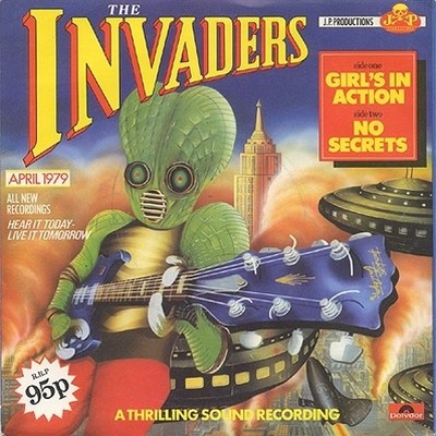 Invaders - Girl's In Action - Used Vinyl Record 7 - G7700z