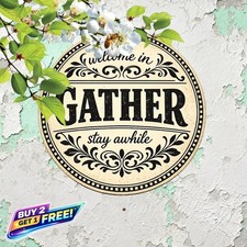 Home Sweet Home Black Tin Sign Farmhouse Style Metal Wall Decor 8x12