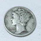 1936 MERCURY DIME - 90% SILVER - Circulated US Coin #6463