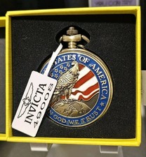 Invicta Vintage Americana Pocket Watch - 47mm, Bronze 49008 , America, Freedom