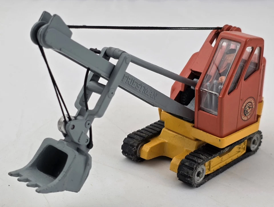 Juego de regalo de juguetes Corgi años 60 27 portamaquinaria Bedford Unidad Priestman Cub Pala Foto 4 de 4