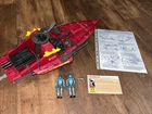 100% Complete GI Joe Cobra Hydrofoil Vehicle & 2 Lampreys, (1 Comp) 1985 Hasbro.