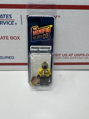 The Minifig Co. (TMC) Custom Minifigure - Modern U.S. Navy Deck Crew Yellow -NIB
