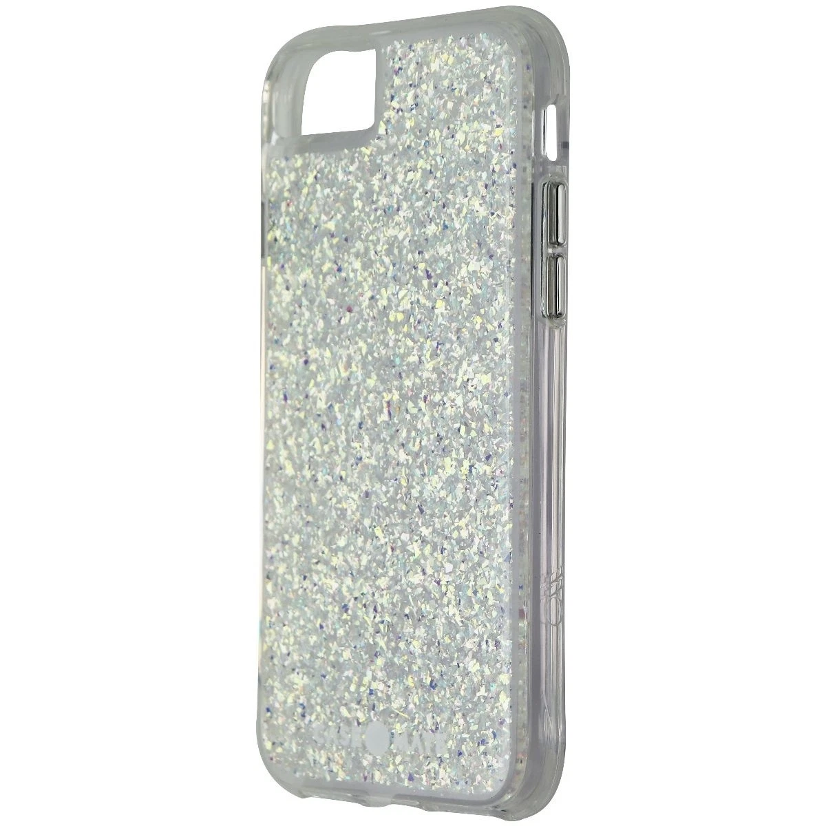 Wisdompro 2 Custodie Con Glitter Per IPhone SE 2022/2020/8/7, Rosa E Viola, Morbide E Rigide, Antigraffio