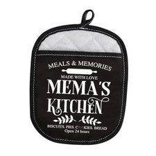 Mema Gift from Grandchildren Best Mema Ever Gift Grandma Pot Holder Love Mema