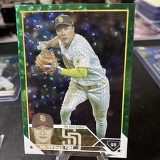 2023 Topps Series 1 - Ha-Seong Kim #57 Green Foil /499