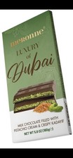 Meronne Dubai Chocolate Bar 5.64oz - Milk Chocolate with Pistachio Kadayif