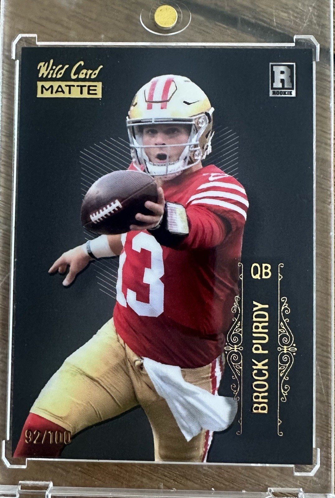 2022 Wild Card Matte Brock Purdy #BC-BP /100 RC Rookie San Francisco 49ers