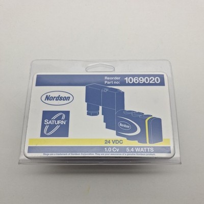 Nordson Ventil Art.-Nr.: 1069020 24VDC 5.4Watt Valve Heißleimgerät  Neu in OVP 