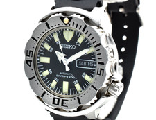 SEIKO 7S26-0350 Black Monster SKX779 Automatic Men's Watch JAPAN