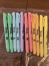 11 Highlighters Sharpie Narrow Chisel Point Assorted Color Highlighters