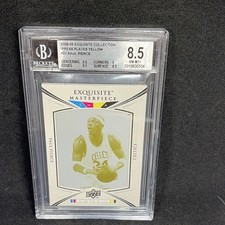 Upper Deck Exquisite Paul Pierce Yellow Printing Plate Celtics 2008-09 BGS 8.5 …