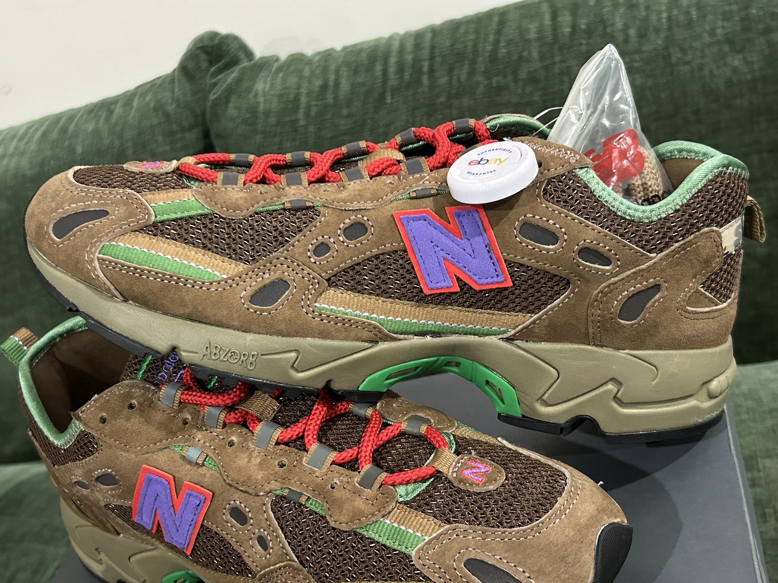 SAOLA New Balance Ratti randagi 827 taglia 10 5 fognature stompers STOCK ESAURITO nuovo Kith