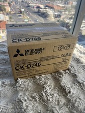 Mitsubishi 4x6" (CK-D746), 2 rotoli di carta e nastro