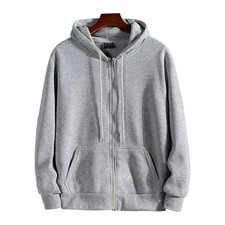 Zipper Hoodies Autumn Winter Men's New Long Sleeve Hooded Sweatshirt Fashion Cas