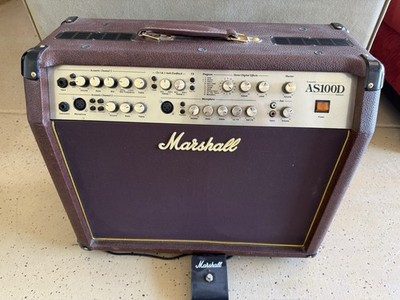 Marshall AS100D Acoustic 100W 2x8 2-Channel Solid State Combo w/ Footswitch