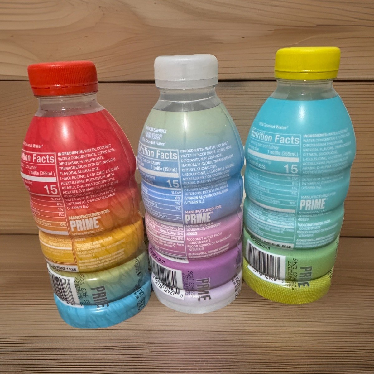 New Prime Hydration 3 Pack Mini Dragon Fruit, Sour Nova & Future