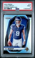 2024 PANINI PRIZM RC VARIATION #13 JJ MCCARTHY ROOKIE RC PSA 9