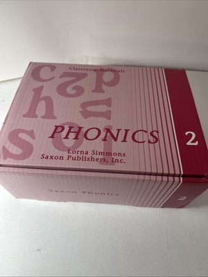 Saxon Phonics Grade 2, Classroom Materials, Review Decks, Charts, Wall Cards +