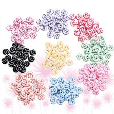 120 PCS Two- Bread Buckles Mixed Coloured Buttons Colorful Sewing