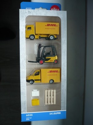 Siku 6335 Geschenkset DHL Logistik Set ''SUPER SERIE'' NEU OVP--