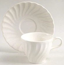 Five Sheffield Bone White Cups & Saucers Great Replacement Sets