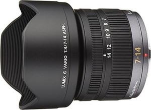 Panasonic Lumix G Vario 7-14mm f4 ASPH Photography Camera Lens