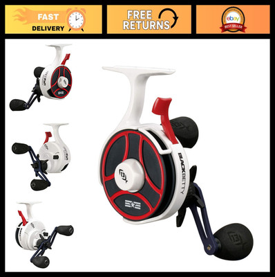 Inline Ice Fishing Reel - 13 Fishing Freefall Ghost Maverick, Lightweight, Smoot