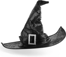 Srnede Witch Hat for Adults Halloween Costume Party Cosplay Wizard Hat Women Men