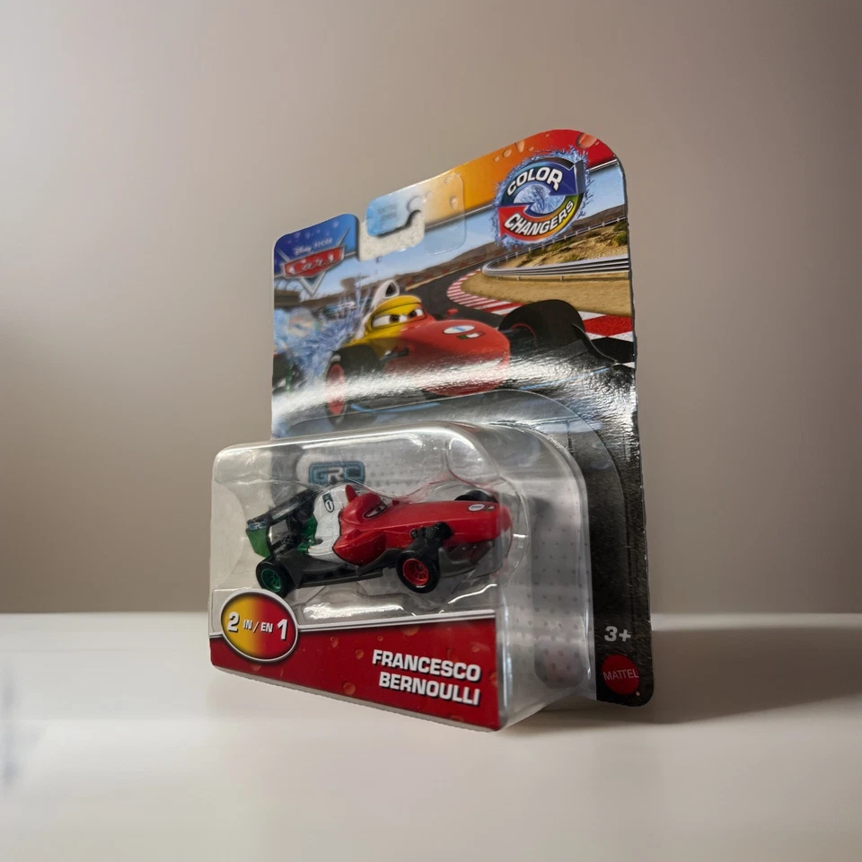 Auto CARS Francesco Bernoulli Color Changer 2in1 GRC DISNEY PIXAR Cambia Colore! - Immagine 2 di 4