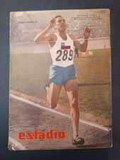Vintage ESTADIO Sport Magazine Year 1956 No. 679 Santiago Nova, Hector Menacho