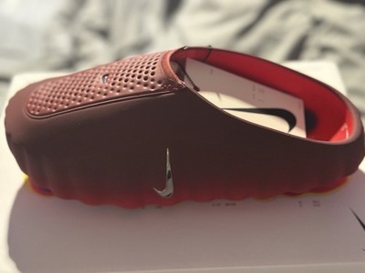 Nike mind 001 Solar Red Slip-On Sandal Men's US 7 Synthetic