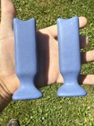 2 Small Vintage Blue Niloak Pottery Vases
