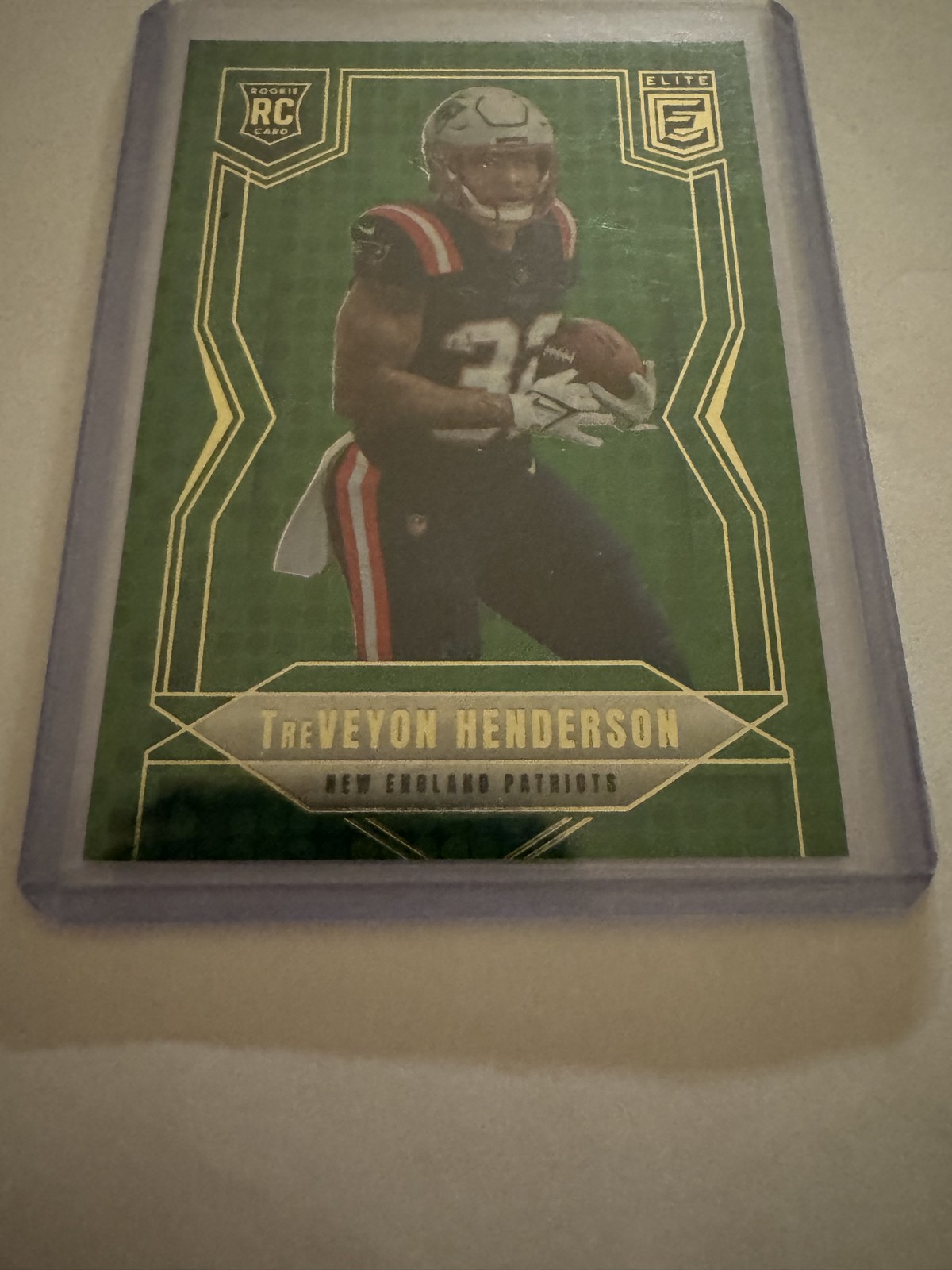 2025 Panini Donruss Elite - Rookies Treveyon Henderson #152 Green Disco (RC)