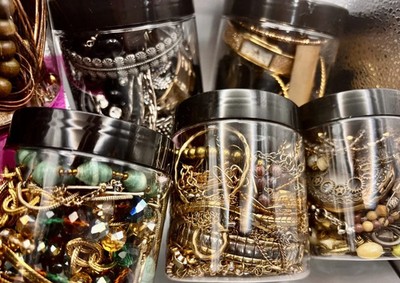 Mystery Jewelry Jar Wearable New Jewelry Lot No Junk 16oz Size