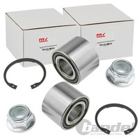 2X Nty Radlager Satz Hinten Beidseitig Passend FÜR Renault 11 19 9 Clio Megane